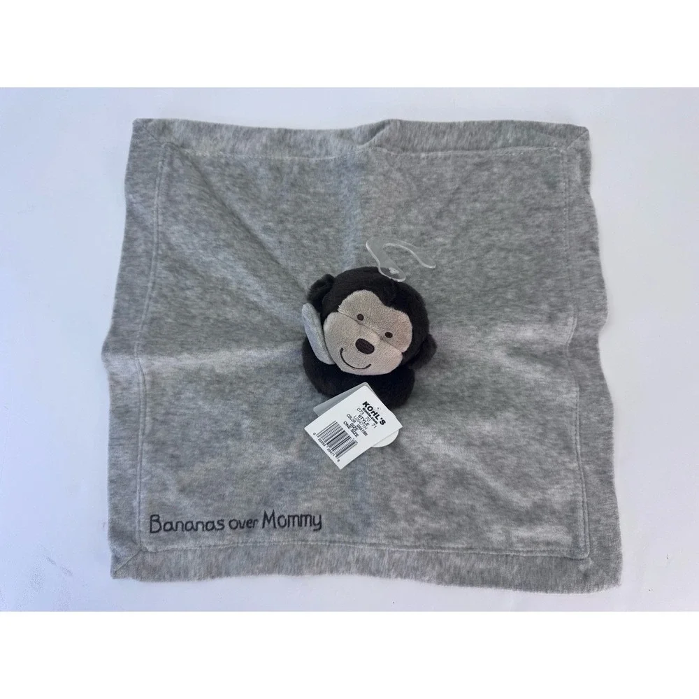 Carters Monkey Baby Security Blanket 